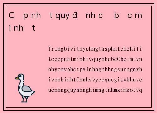 Cập nhật quy định cờ bạc mới nhất