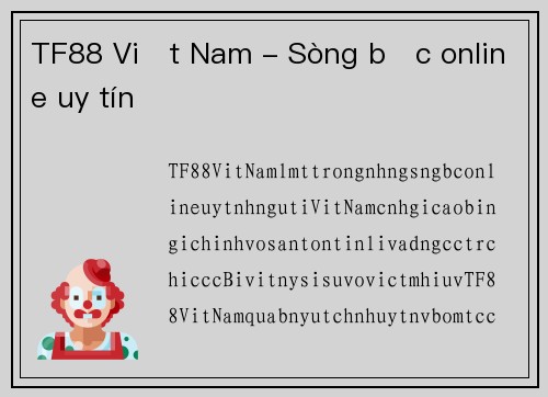 TF88 Việt Nam - Sòng bạc online uy tín