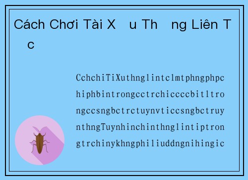 Cách Chơi Tài Xỉu Thắng Liên Tục