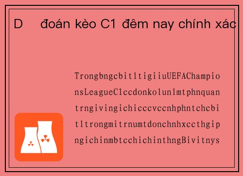 Dự đoán kèo C1 đêm nay chính xác