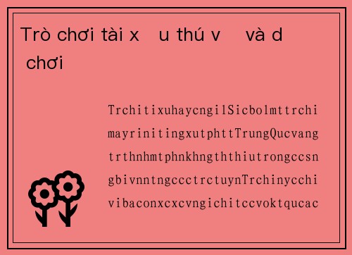Trò chơi tài xỉu thú vị và dễ chơi