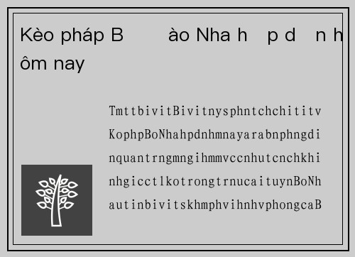 Kèo pháp Bồ Đào Nha hấp dẫn hôm nay