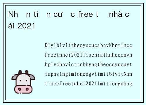 Nhận tiền cược free từ nhà cái 2021