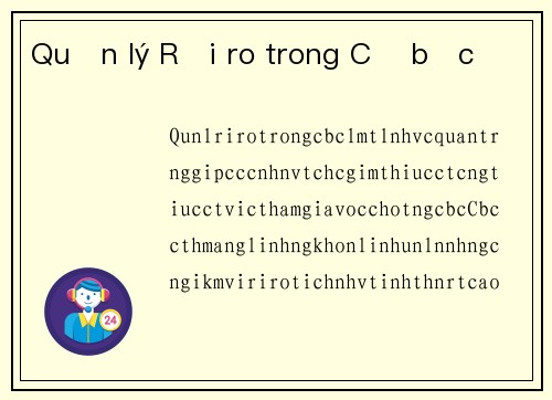 Quản lý Rủi ro trong Cờ bạc