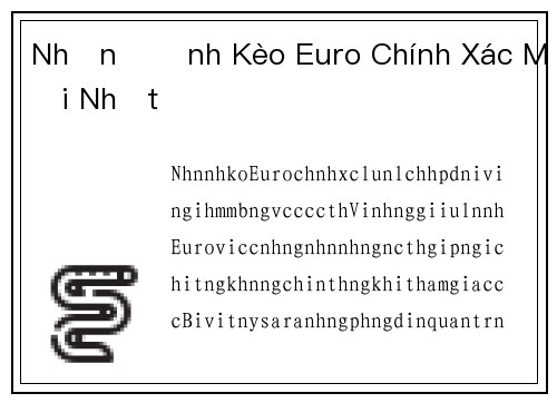 Nhận Định Kèo Euro Chính Xác Mới Nhất